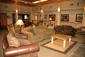 The Tahoe Donner Club House, Just Down The Street From the Cabin, is a Perfect Place to Gather and Relax